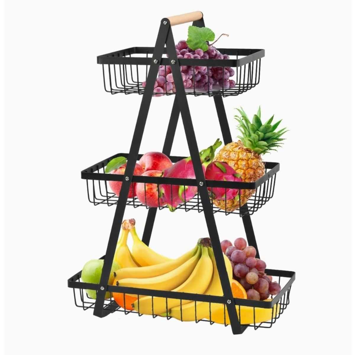 GENERICO - Frutero Verdulero Canasto Para Frutas Y Verduras