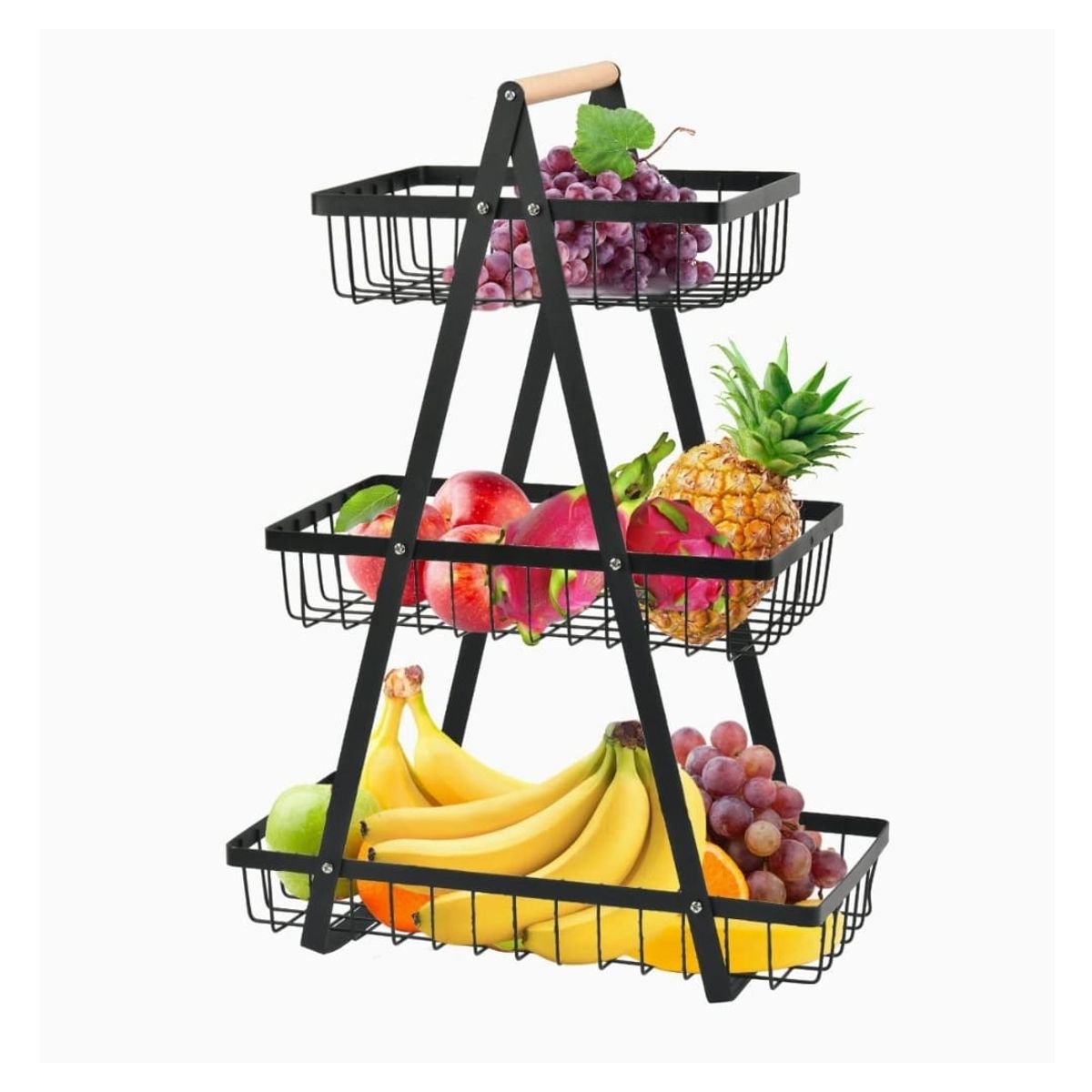 GENERICO - Frutero Verdulero Canasto Para Frutas Y Verduras