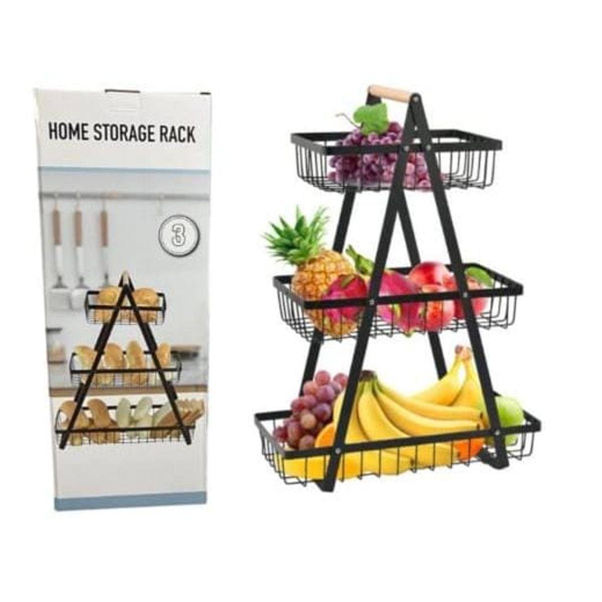 GENERICO - Frutero Verdulero Canasto Para Frutas Y Verduras