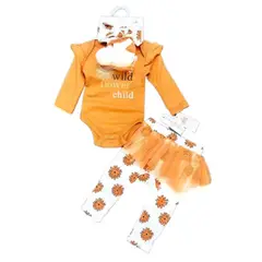 JUMP KIDS - Pack 4 Piezas Niña Wild 100% Algodón