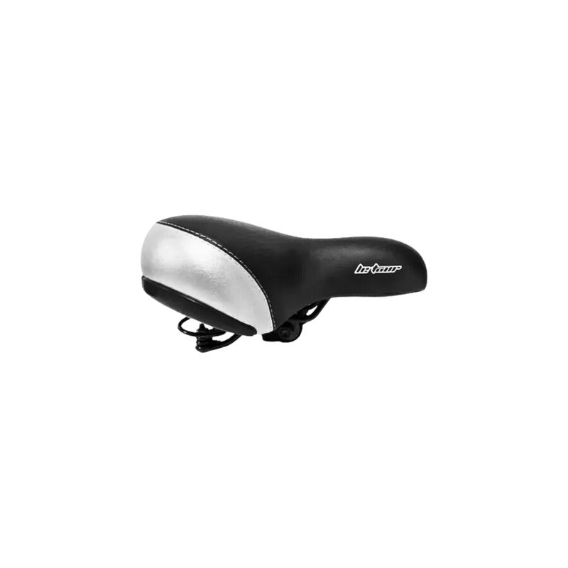 LE TOUR - Sillín Ancho Le Tour Color Negro Con Resortes JkBicicleta