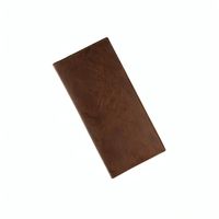 Billetera Tarjetera De Hombre Larga  Café
