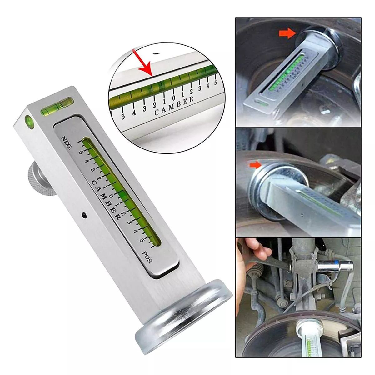 KUANGYE - Calibrador Magnético De Ángulo De Alineación D ruedas camber
