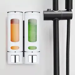 CASTLEN - Dispensador de jabón táctil para cocina y baño, dos piezas, 400 ml*2