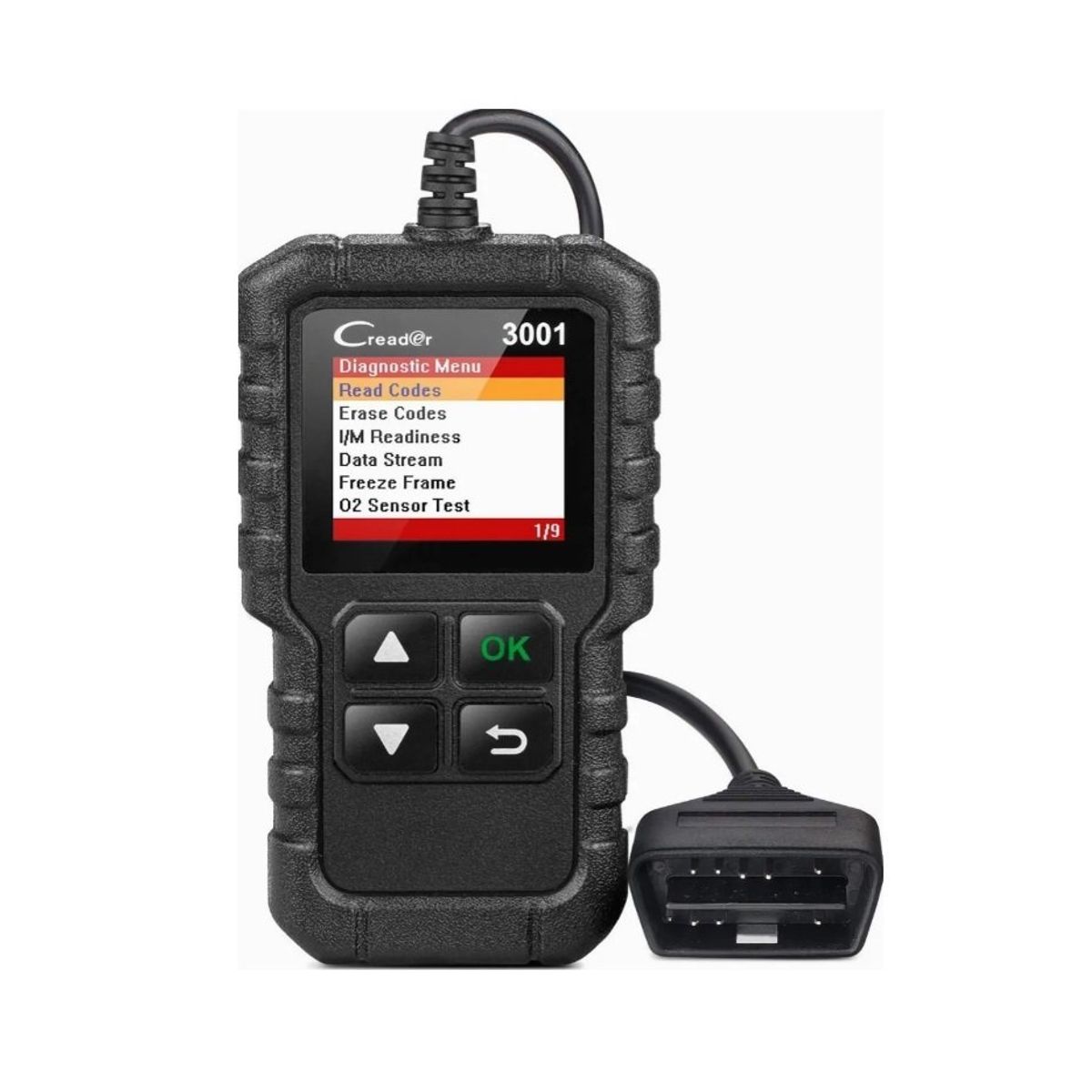 GENERICO - Launch Creader 3001 Escaner Automotriz Obd2  Motor Black