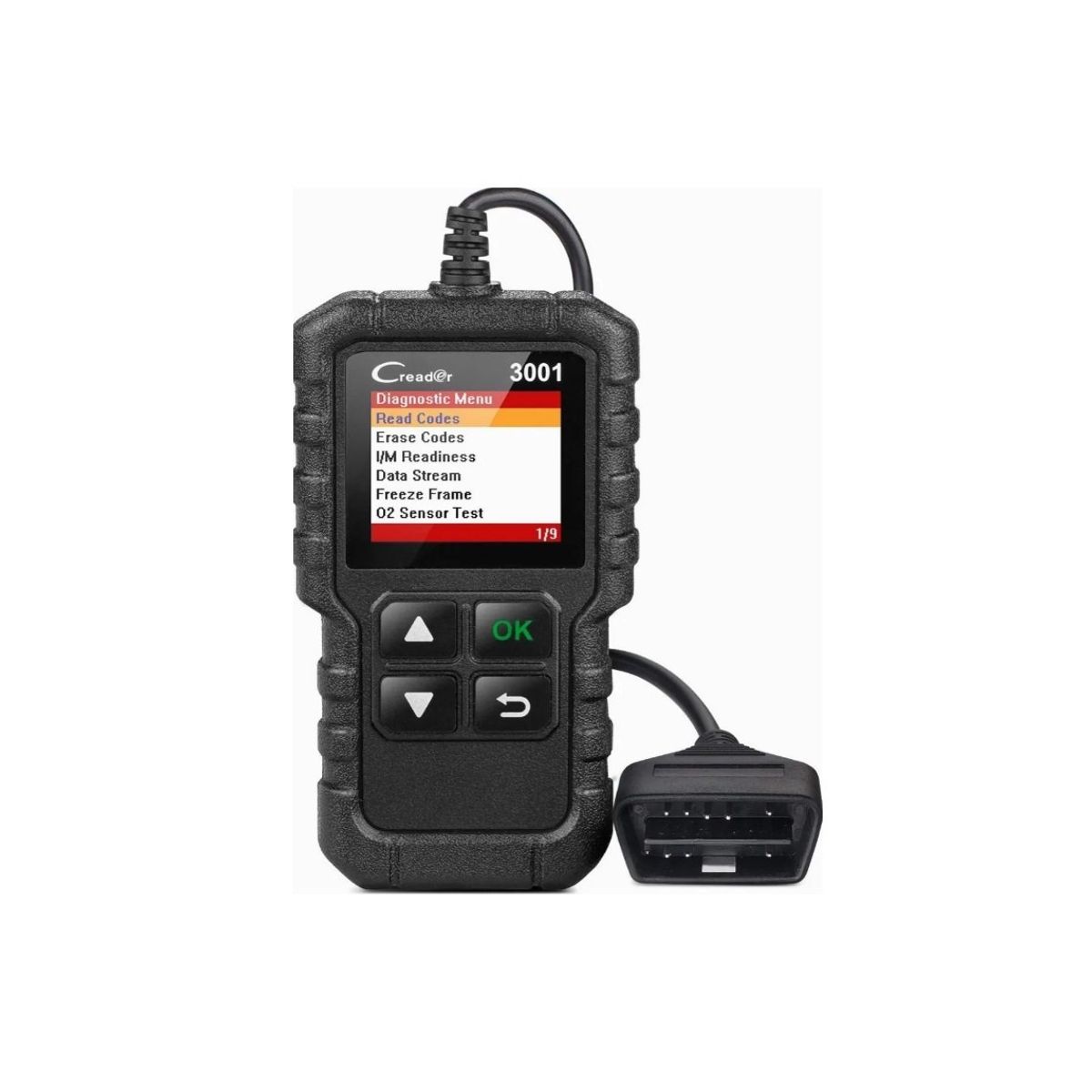 GENERICO - Launch Creader 3001 Escaner Automotriz Obd2  Motor Black