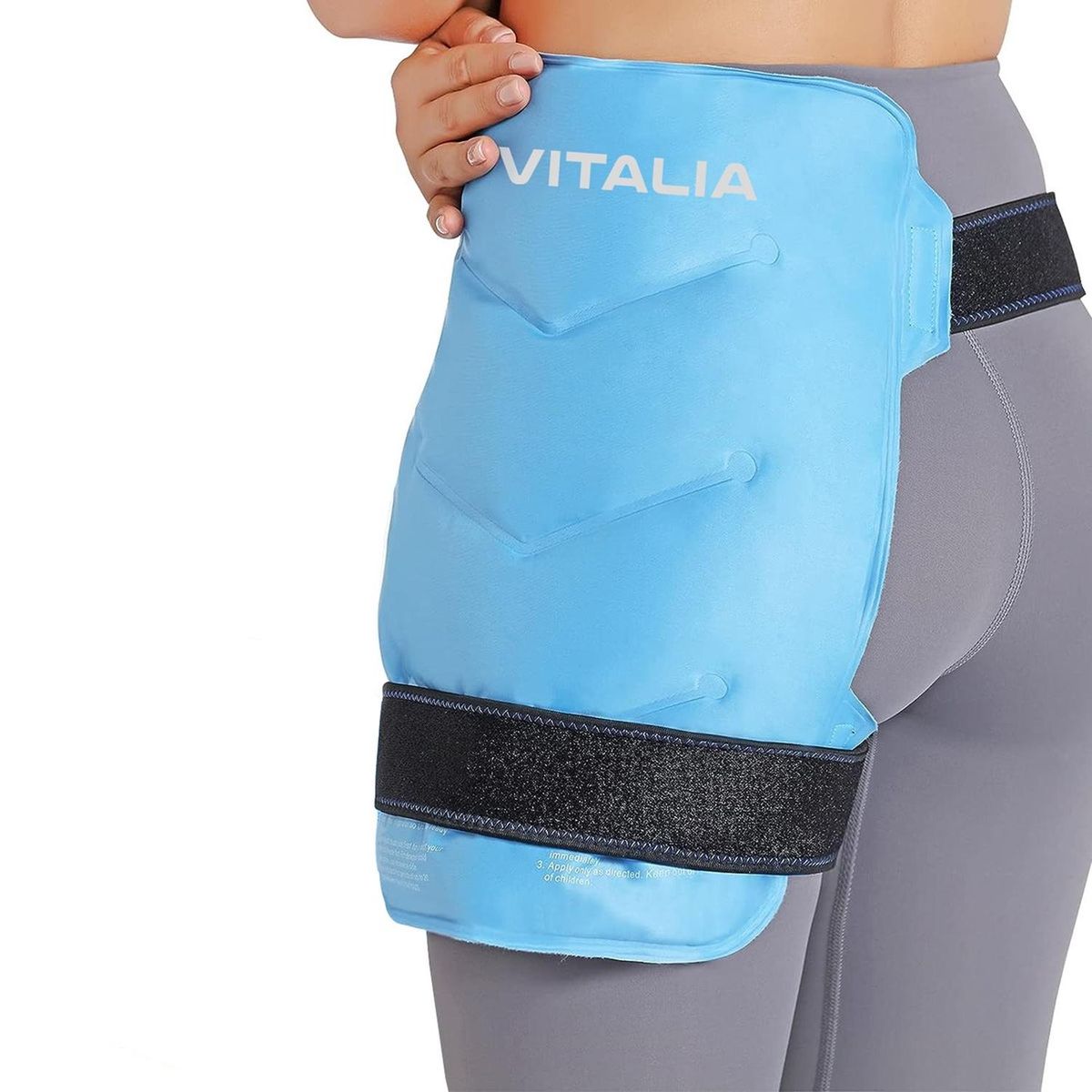 VITALIA TECHNOLOGY - Compresa Gel Frio Calor XL con Velcros para Ajuste Vitalia