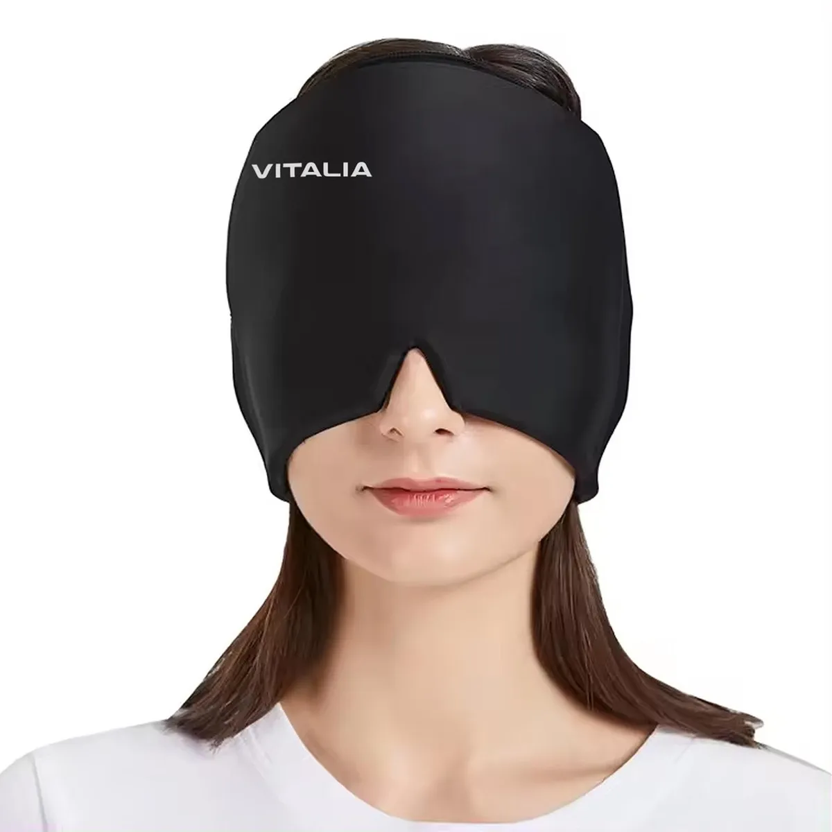 VITALIA TECHNOLOGY - Compresa Gorro de Gel Frio Migraña Dolor de Cabeza Vitalia