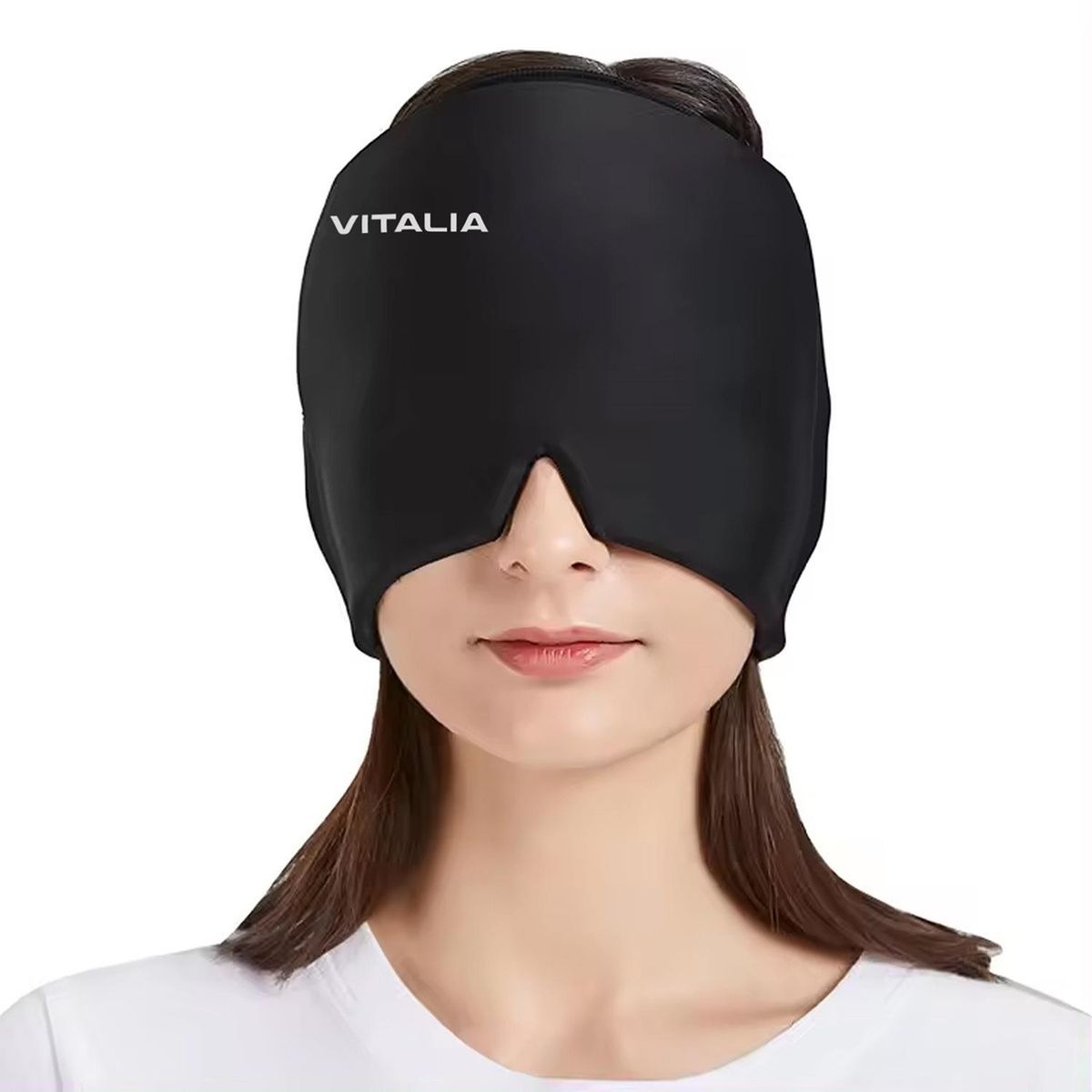 VITALIA TECHNOLOGY - Compresa Gorro de Gel Frio Migraña Dolor de Cabeza Vitalia