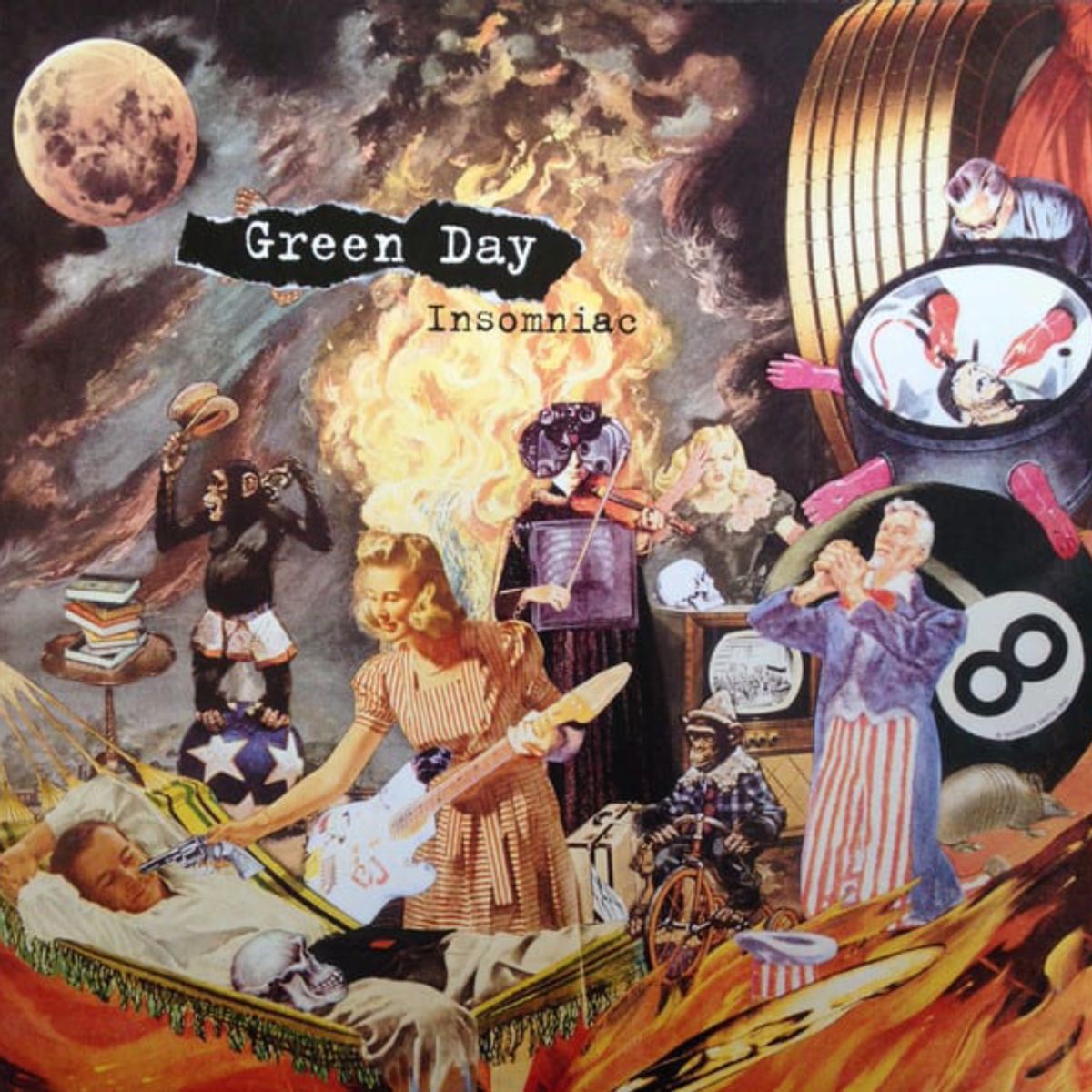 GRUPO LASER DISC - VINILO GREEN DAY  INSOMNIAC 1LP