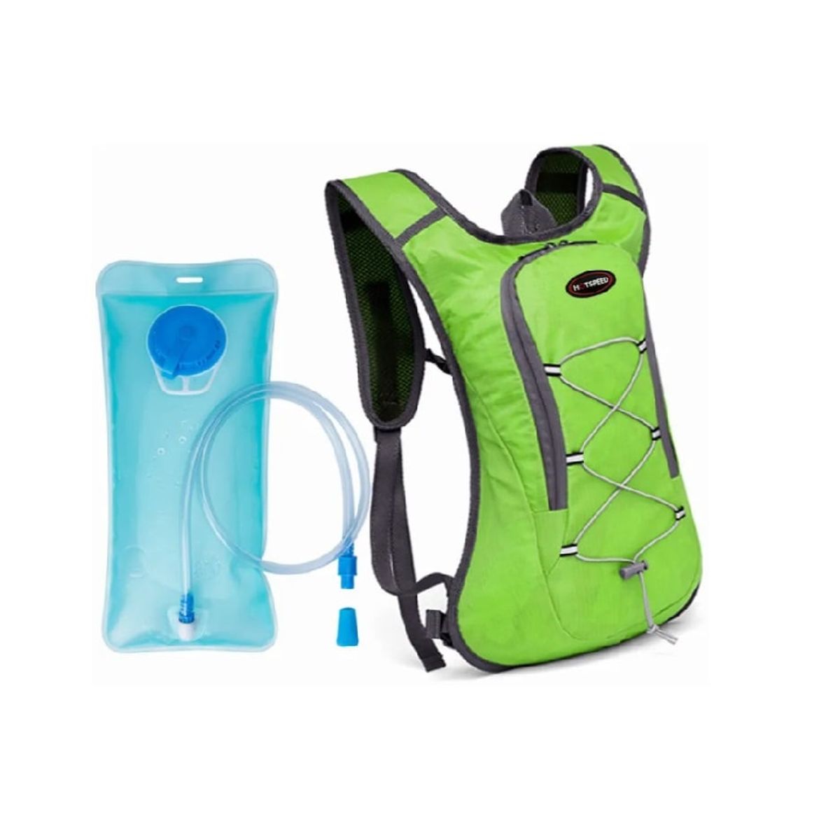 GENERICO - Mochila Camell Ciclismo Running + Bolsa Hidratación 2 Lts Colores