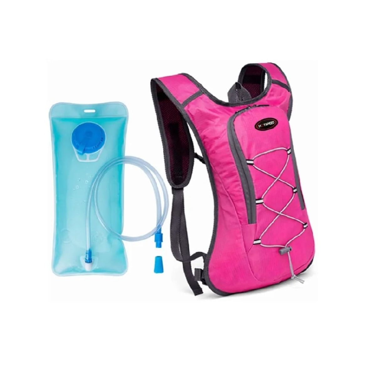 GENERICO - Mochila Camell Ciclismo Running + Bolsa Hidratación 2 Lts Colores