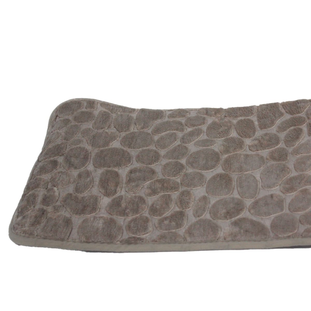 NEWTREE - Alfombra De Baño Diseño Piedra Café 40x60cm