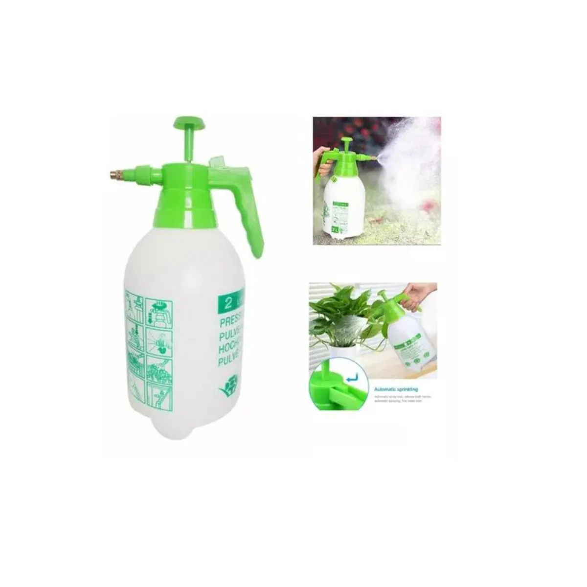 GENERICO - Pulverizador Fumigador Rociador Atomizador Manual 2 Litros