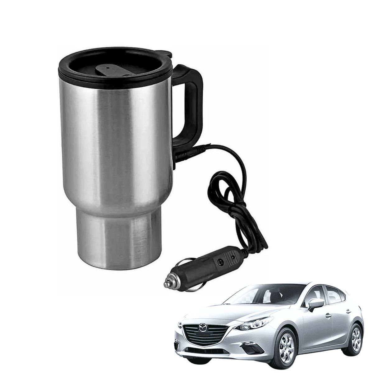 GENERICO - Vaso Calentador De Agua Mug Termo Eléctrico - Para Auto