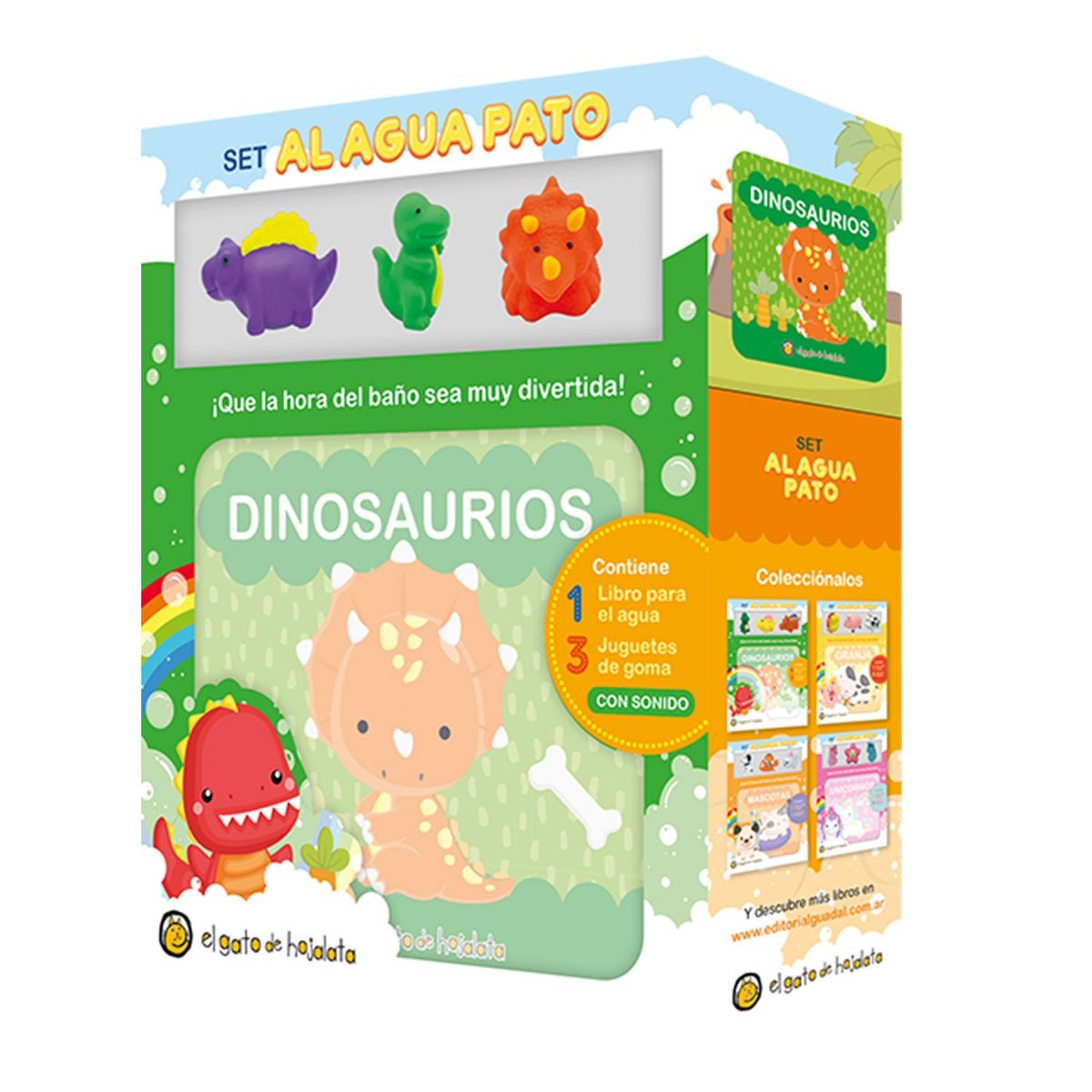 EDITORIAL GUADAL - LIBRO Al Agua Pato: Dinosaurios