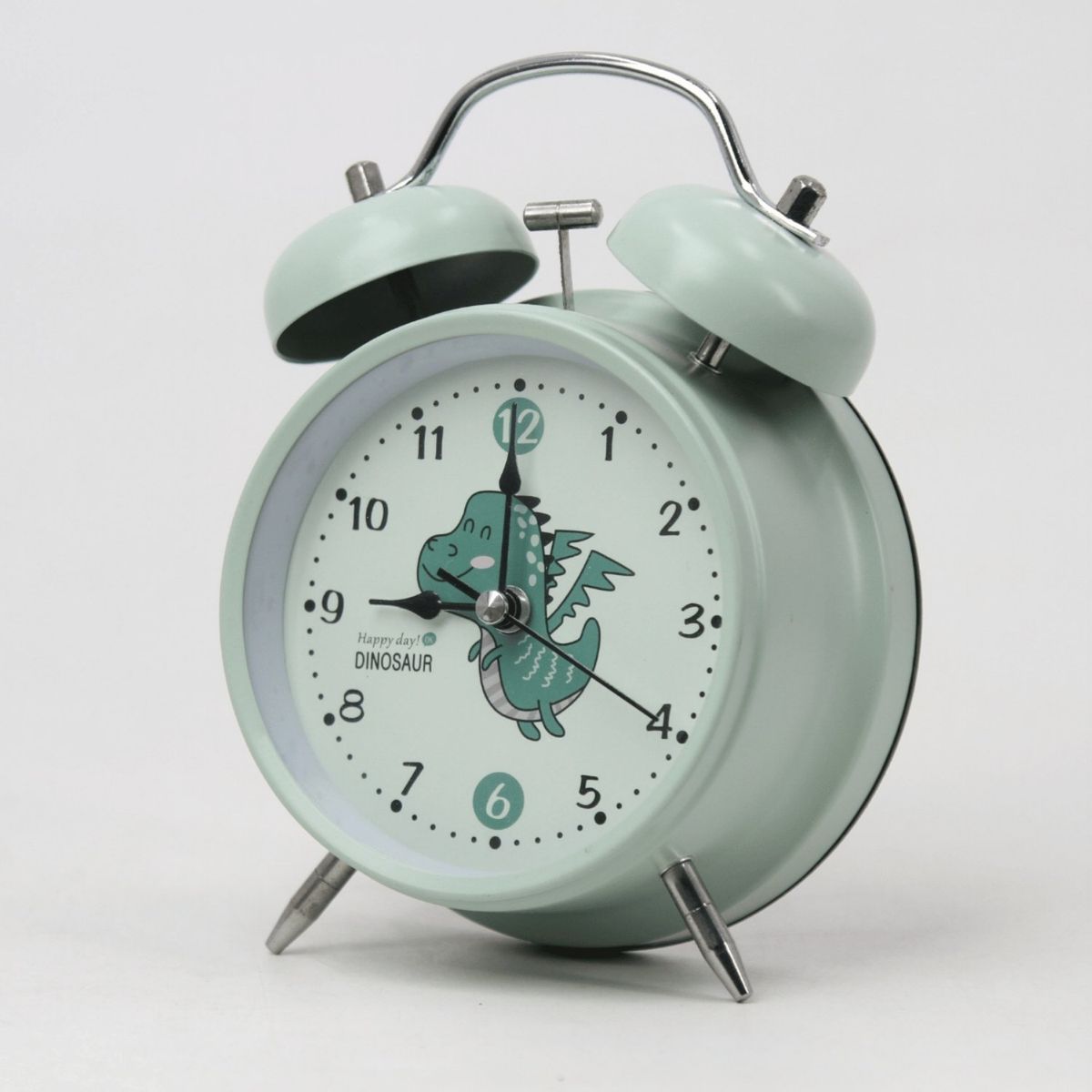 GENERICO - Reloj Despertador Infantil con Diseño de Dinosaurio