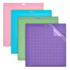 MUNDO MAGIA - Pack 4 Tapetes De Corte Para Cameo 4 Y Cricut 30cm X 30cm