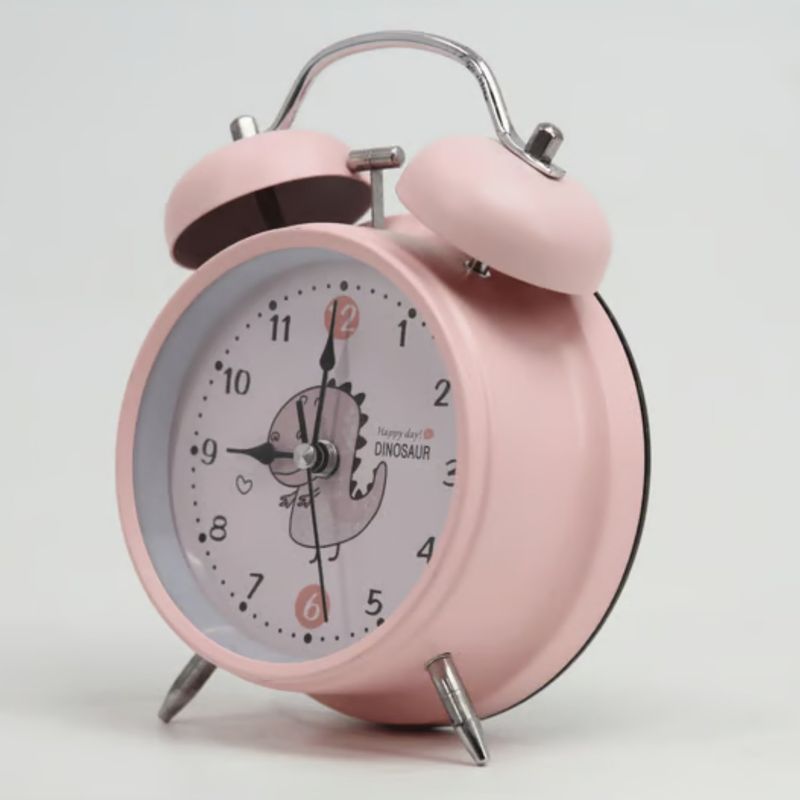GENERICO - Reloj Despertador Infantil con Diseño de Dinosaurio