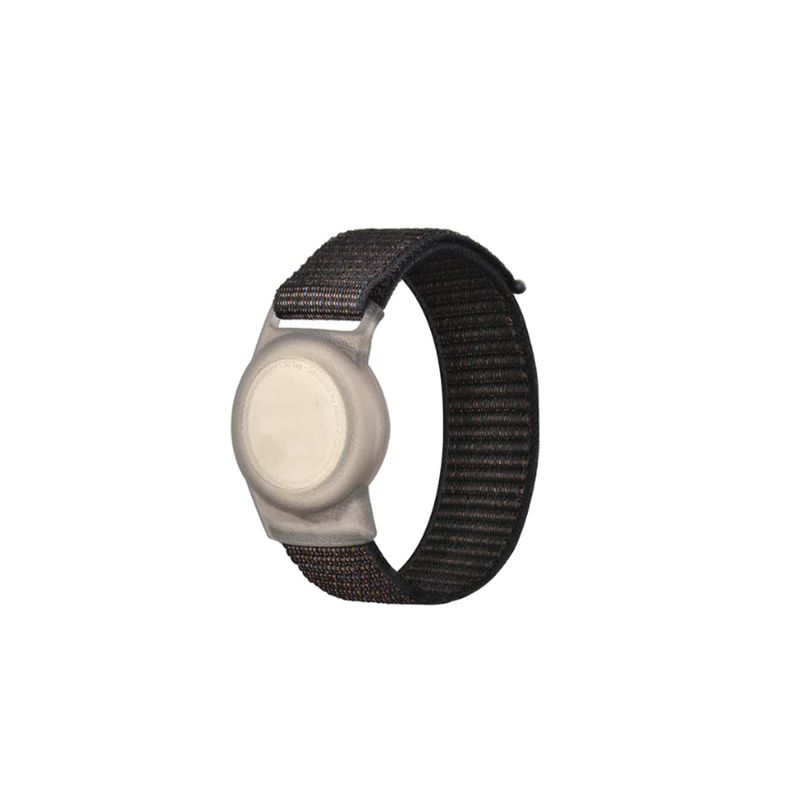 GENERICO - Correa De Silicona Suave Para Apple Airtags Para Niños-NEGRO