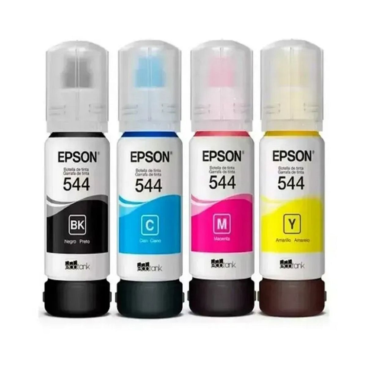 EPSON - Botellas de Tinta Epson T544 65ml pág. 4.500 C-M-A-N T544520-4P