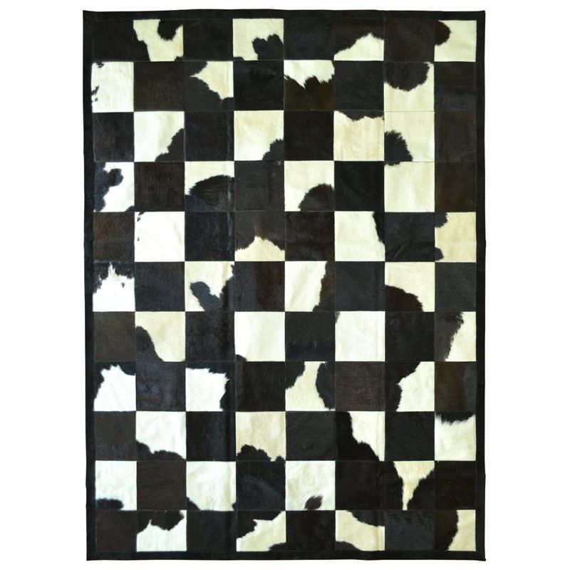 MOO HOGAR - Alfombra Cuero Natural 200x280  Diseño 20/20