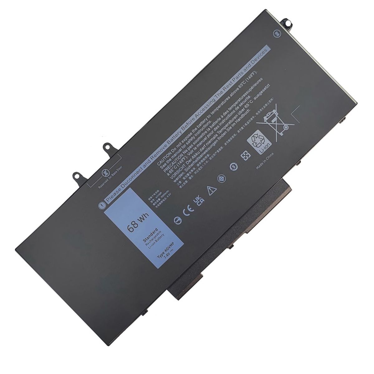 DELL - Bateria Dell 5400 5401 5500 68 Wh 76v 4 Celdas 4gvmp 4gvmp