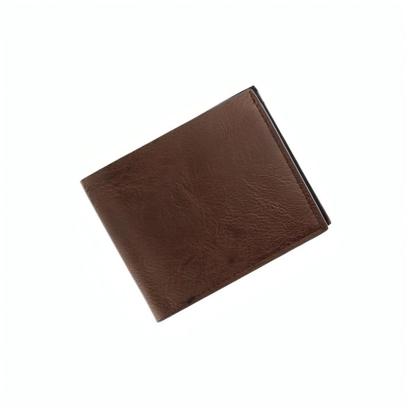 OEM - Billetera Chica Hombre Cafe Oscuro