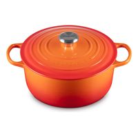 Cocotte Redonda 26 Cm Volcánico Hierro