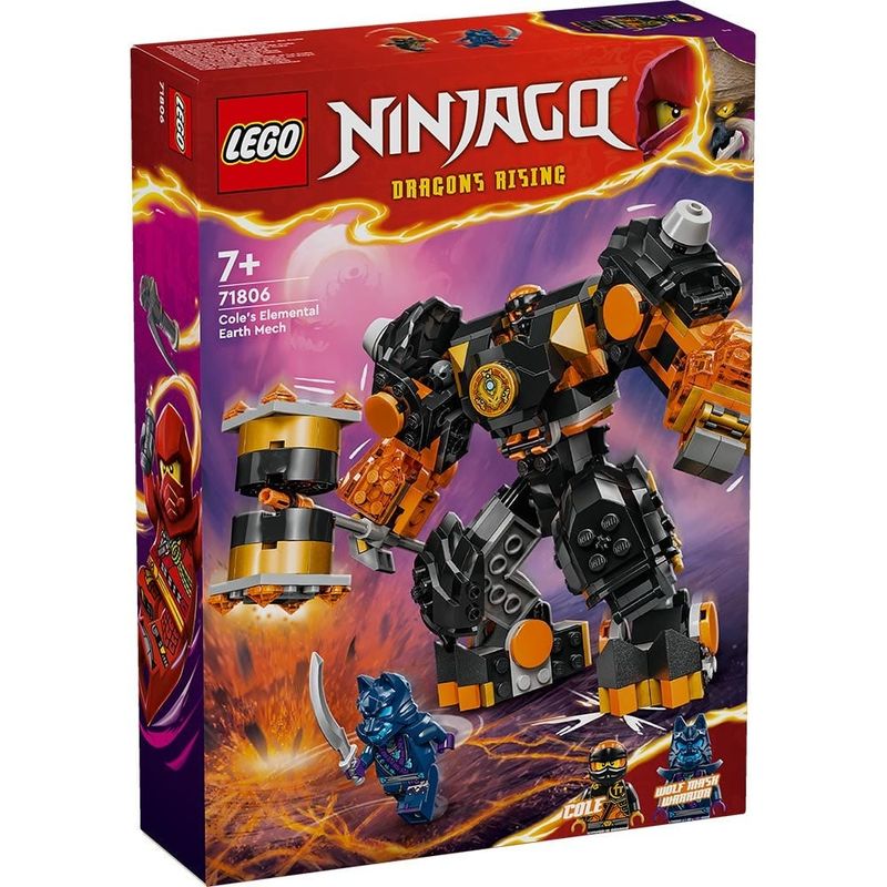 LEGO - Lego Mech Elemental de la Tierra de Cole (71806)