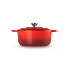 LE CREUSET - Cocotte Redonda 26cm Cereza Hierro