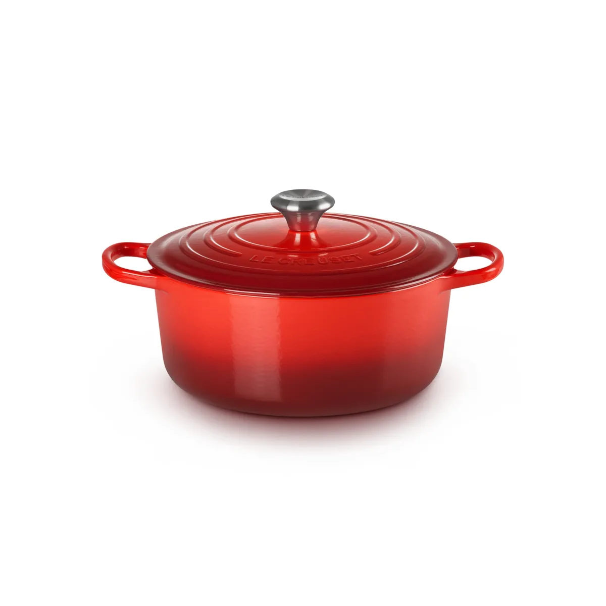 LE CREUSET - Le Creuset Cocotte Redonda 26cm Cereza Hierro