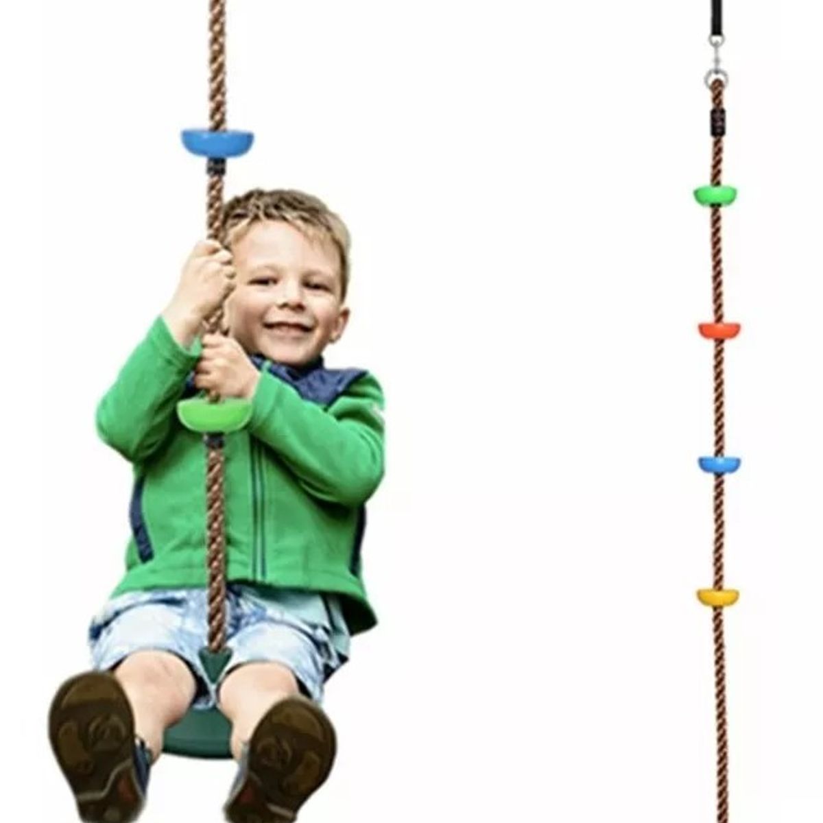 MUNDO MAGIA - Columpio Mecedor De Escalada Multicolor