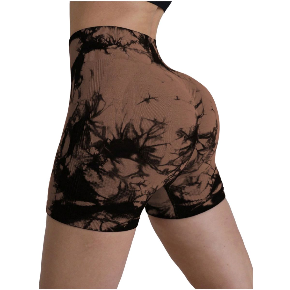 GENERICO - Calza Short Deportiva Push Up tey dey Marron