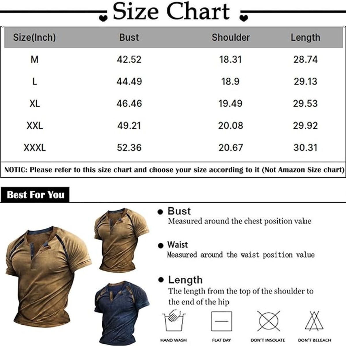 EDWINAYY - Polera Premium Manga Deportiva Cuello V Hombre Camiseta