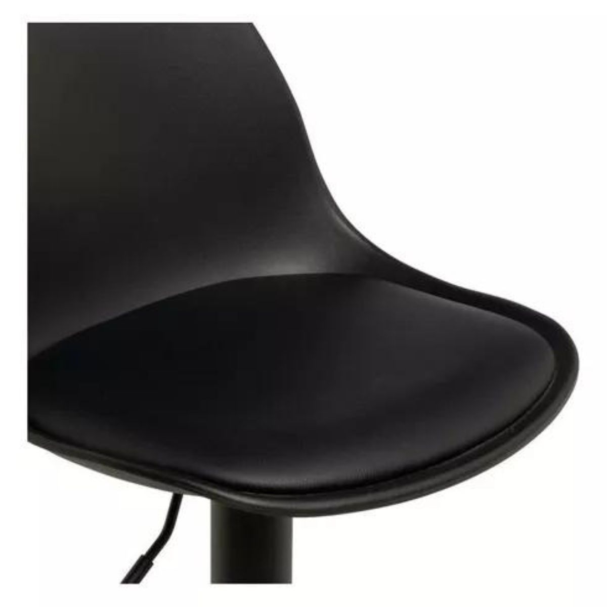 HABITA2 CHILE - Pack 2 Taburete elegante altura regulable Moby - Negro