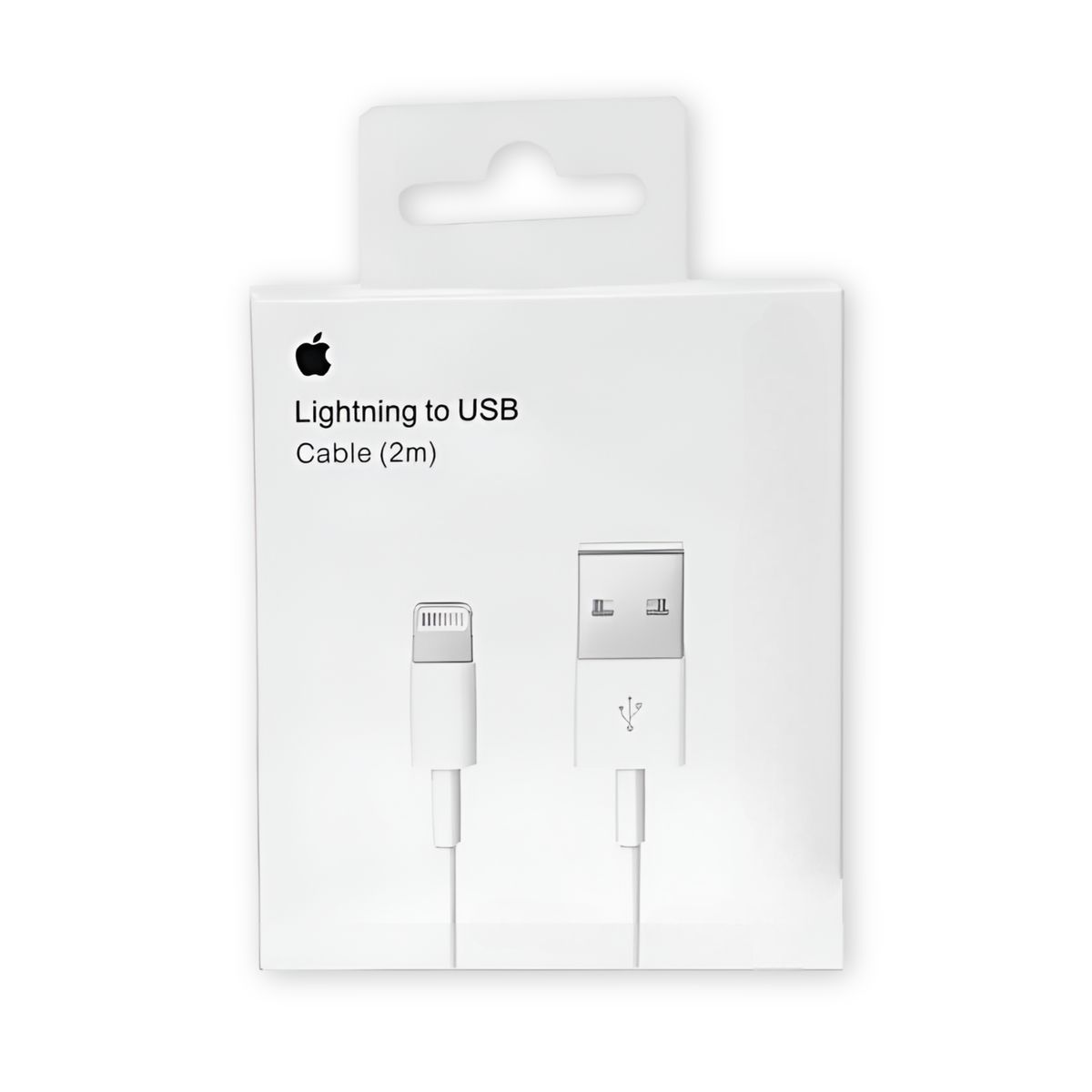 APPLE - Cable de Datos Apple Lightning a USB 2M MD819AM Original