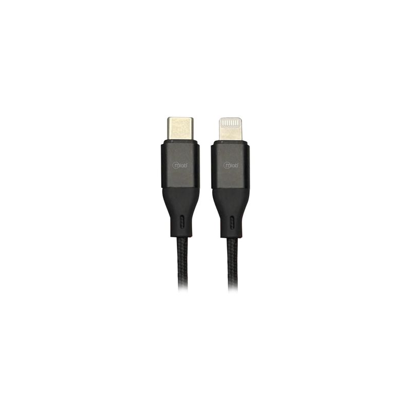 MLAB - Cable Negro Lightning a Tipo C 1m MLAB