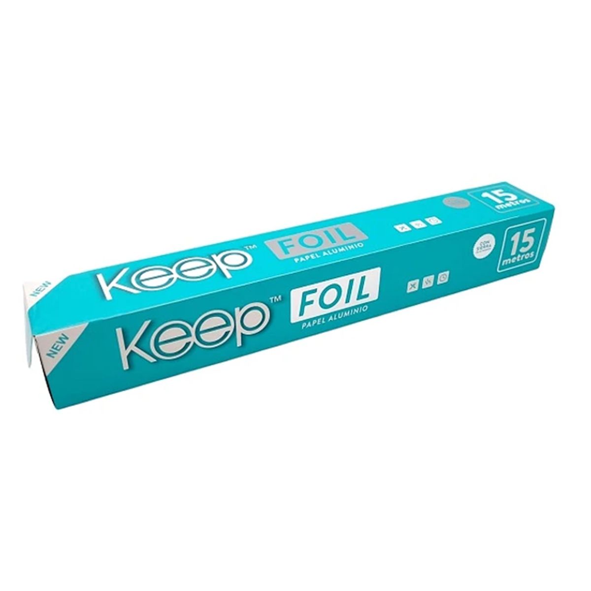 KEEP - Papel Keep Film Aluminio 15 Metros Multifuncional Hogar