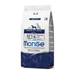 MONGE - Alimento Premium Perro Medium Adult Chicken 3 kg