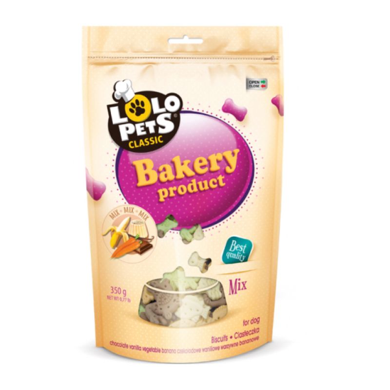 LOLO PETS - Lolo Pets Mix Galletas Huesitos Perro Tamaño Medium 350 gr