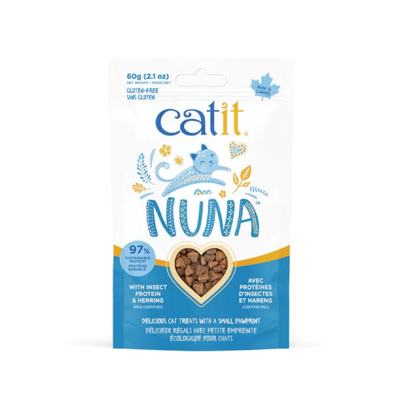 CATIT - Catit Nuna Snack Proteina de Insecto y Arenque Gato 60gr