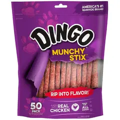 DINGO - Snack Munchy Sticks Para Perro 50 Und