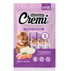 NATURALIST - Naturalistic Snack Gato Cremi Pollo y Camaron 5 Tubos