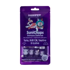 SUNIPET - SuniChups Snack Immune Defense Para Gato 4 Tubos