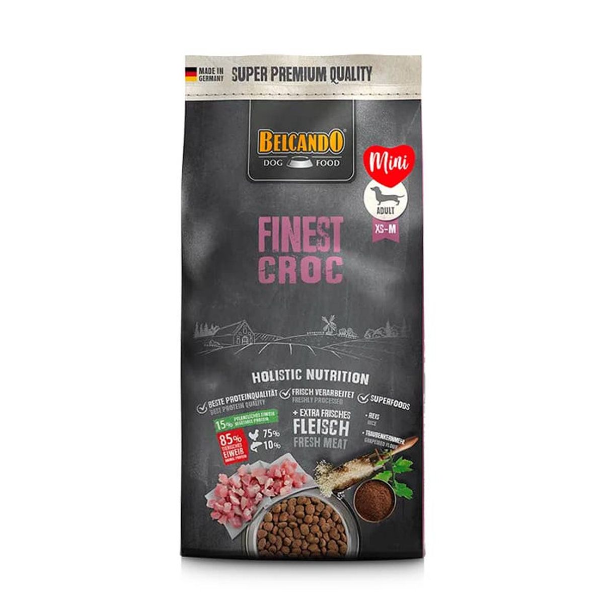 BELCANDO - Alimento Belcando Finest Croc Para Perro 1kg