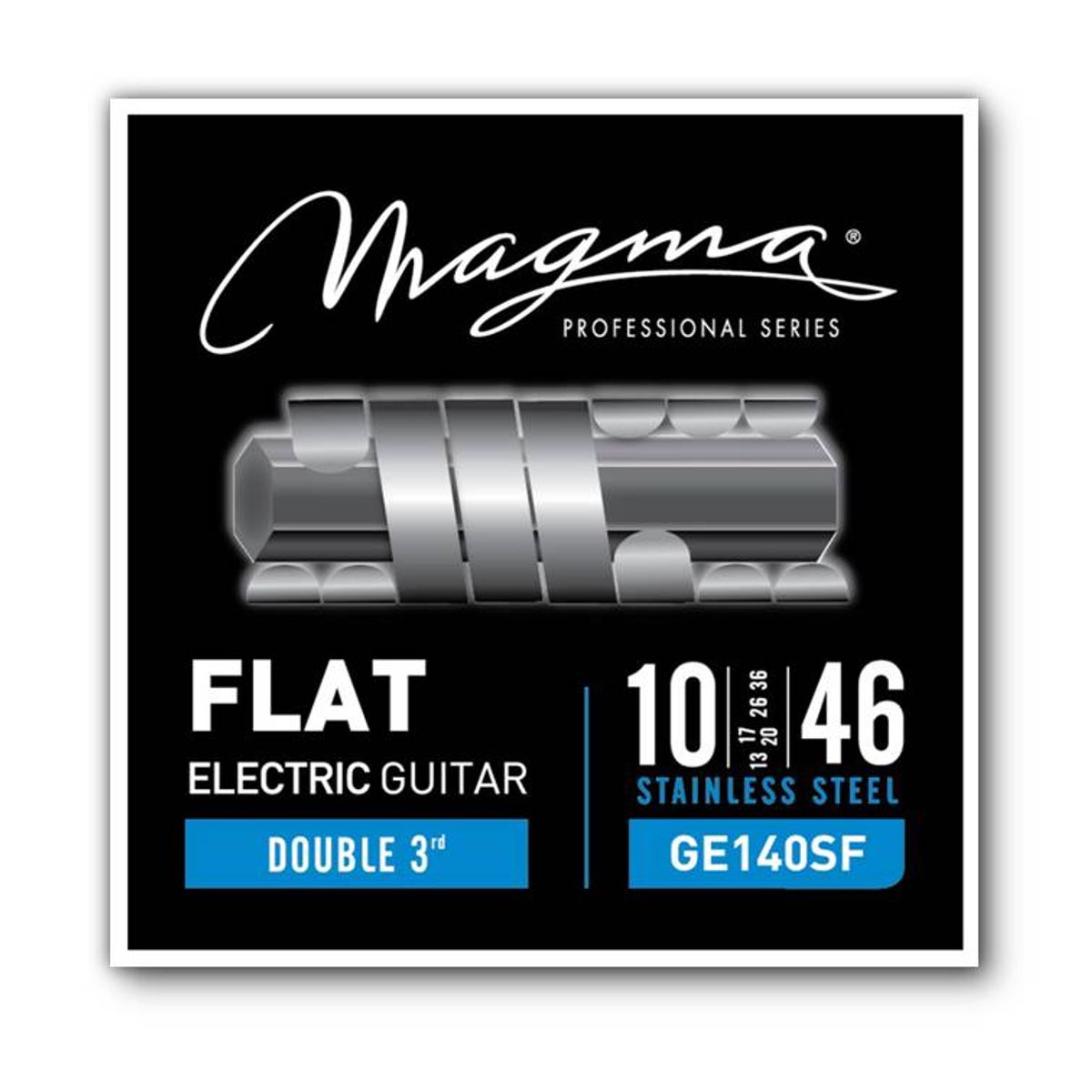 MAGMA - Set Cuerdas Guitarra Eléctrica  Flat GE140SF Magma