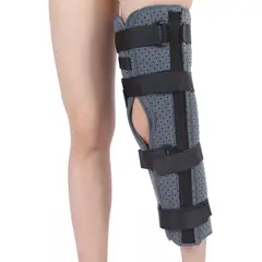 ONEDER - Inmovilizador De Rodilla Con Velcro Ajustable Largo Talla S