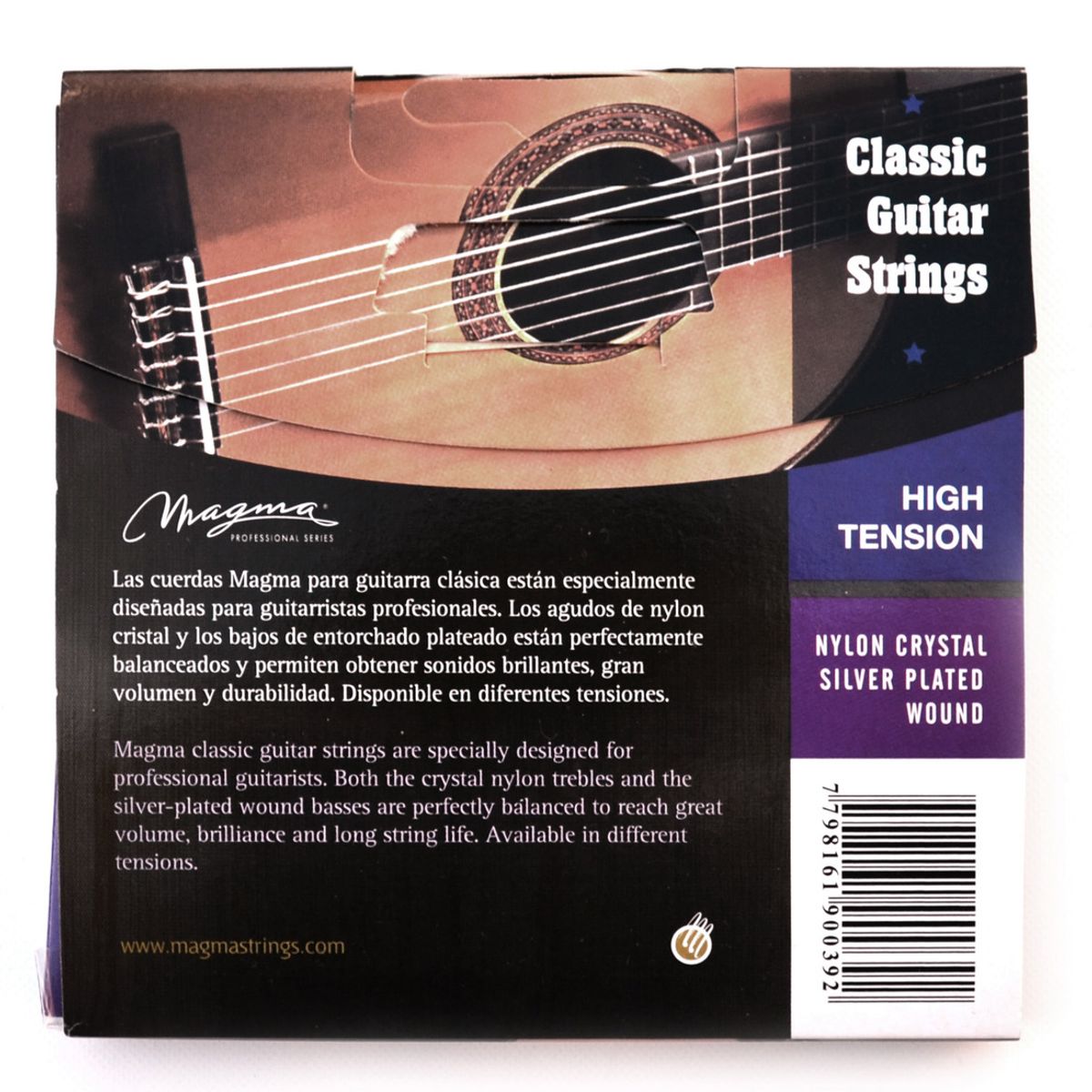 MAGMA - Set Cuerdas Guitarra Clásica GC120 Magma