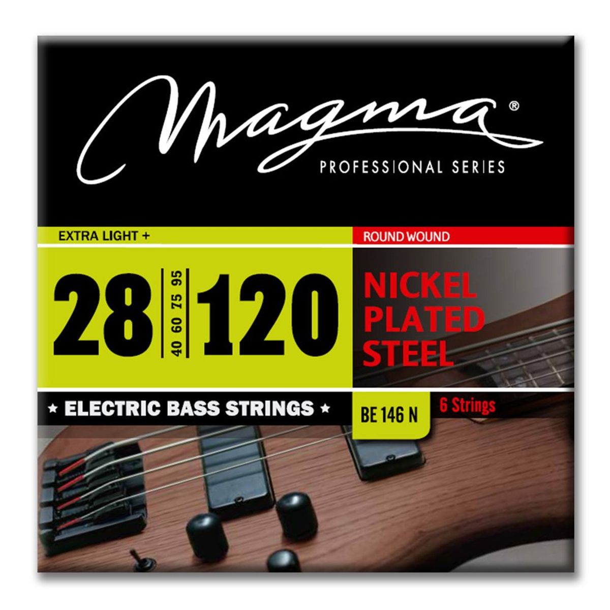 MAGMA - Set de Cuerdas Bajo Eléctrico BE146N Magma